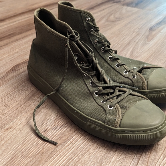 Green Nothing New High Tops - Picture 4 of 5